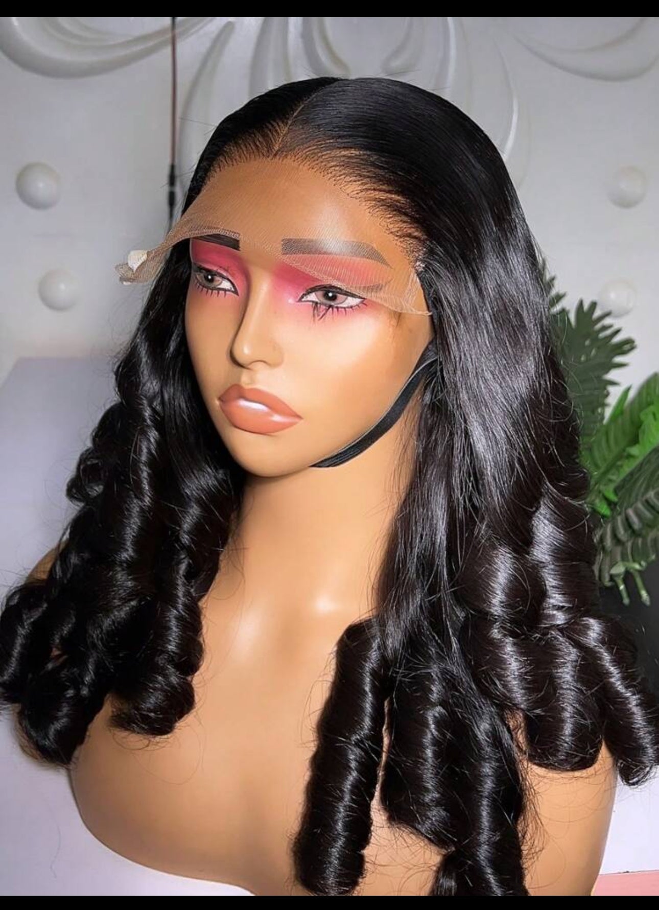 20” 13by4 Lace Frontal Bouncy Curls