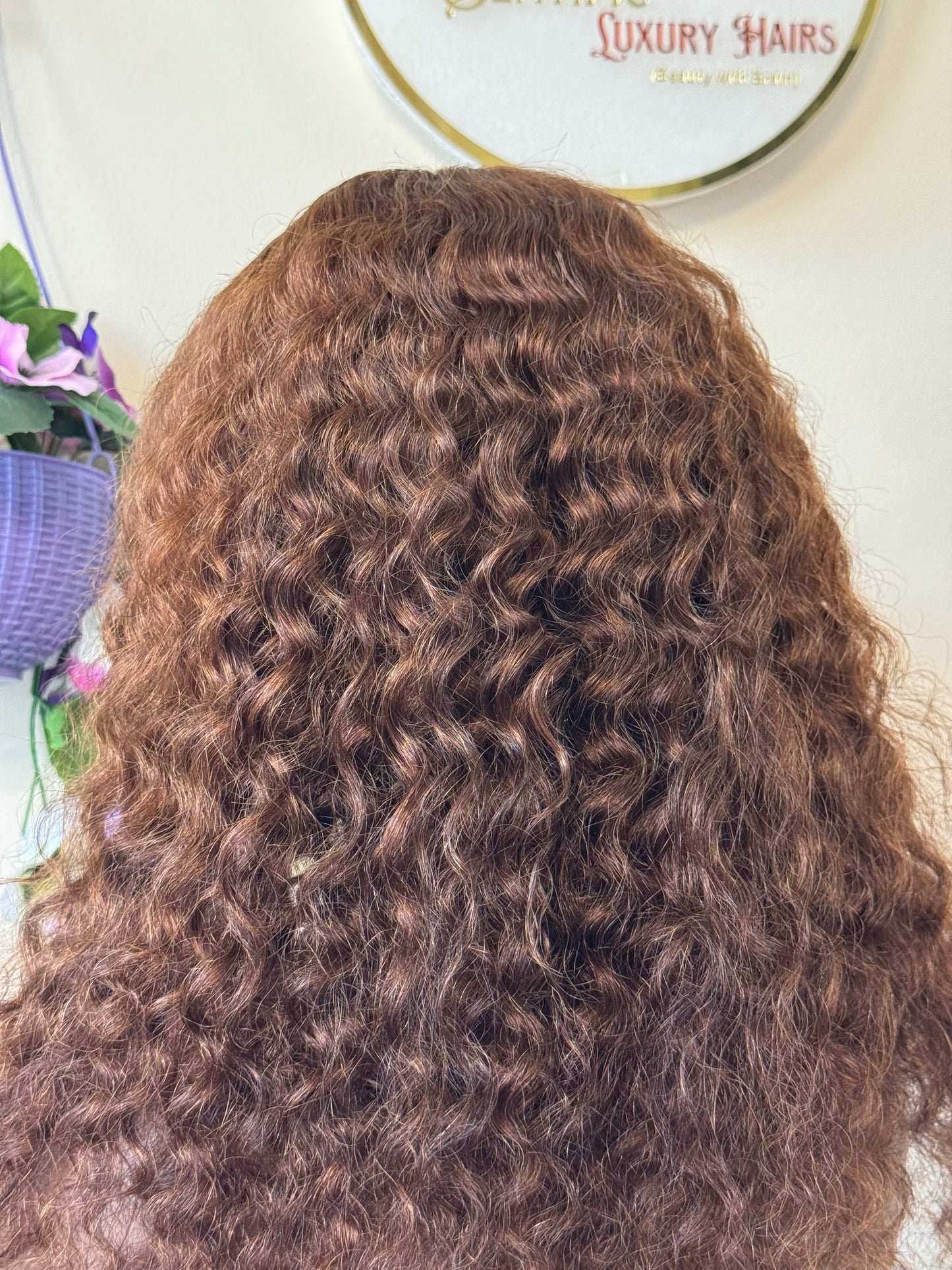 20” Deep Wave Chestnut Brown